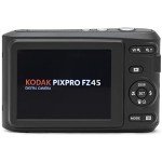 Kodak FZ45BK PIXPRO FZ45 16MP Digital Camera, Black Bundle with Lexar 32GB High-Performance 800x UHS-I SDHC Memory Card + Deco Photo Point and Shoot Field Bag Camera Case