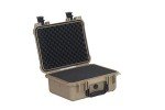 MEIJIA Portable All Weather Waterproof Protective Case,Hard Case,Camera Case With Customized Fit Foam,Fit Use of Drones,Camera,Equipments,Pistols,13.35 x11.63x5.98inches (Desert Tan)