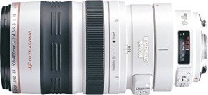 Canon telephoto Zoom Lens EF 100-400 mm F4.5-5.6L USM Full Size Support (Renewed)