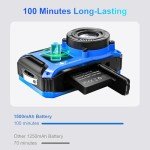 Digital Camera - 4K 56MP 33FT UHD Underwater Camera for Snorkeling with 32GB Card Dual-Screen Compact Waterproof Dustproof Floatable Camera - Autofocus Point and Shoot Digital Camera 1500mAh Battery