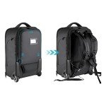 Neewer 2-in-1 Convertible Wheeled Camera Backpack, Rolling Luggage Case with Telescopic Handle and Anti-Shock Dividers for DSLR Cameras, Lenses, Hoods, Strobes, Tripod, and Other Accessories