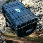 Tactical45 Hard Case with Foam - 22.4 x 14 x 9.4in Wheeled Hard Shell Waterproof Storage Case with Pluck Padding Protective Latching Suitcase for Rifles, Cameras, Handguns, Drones, and Electronics