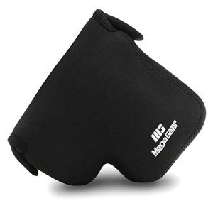 Mega Gear MG1687 Ultra Light Neoprene Camera Case compatible with Panasonic Lumix DC-FZ1000 II, Leica V-Lux 5 - Black