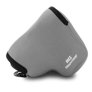 Mega Gear MG1574 Ultra Light Neoprene Camera Case Compatible with Canon PowerShot SX70 HS - Gray, PU Leather