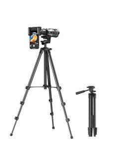 APEXEL High Power 60X HD Telephoto Lens, High Power Telephoto Mobile Cell Phone Lens with Extension Tripod and Wireless Remote for iPhone 15 Pro/14 Pro/13 Pro, Samsung and Most Smartphone
