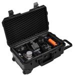 Regetek Waterproof Hard Case with Padded Divider & Wheels, 22 x 14 x 10 Inch Wheeled Rolling Case for Camera, Lenses, drones, Gear, Equipment,Shockproof,IP67,TSA Friendly, Inner 19.8"x 10.9" x 6.8"