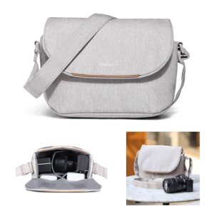 ULANZI Camera Bag, SLR/DSLR Camera Case Professional, Crossbody Photography Small Bag Fashion, Shoulder Bag for Women and Men Compatible for Sony Canon Nikon Mirrorless Camera Lightweight