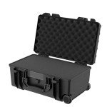 Reflex Camera Large Protective Hard Camera Case suitable for Drones, Lens, DSLR & Guns. Smooth Rolling Wheels Customisable Fit Foam, Waterproof IP67, Shockproof 21.5" x 13.6" x 9.3" inches