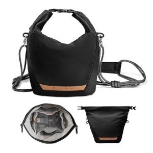 K&F Concept Camera Sling Bag Small Camera Compact Case, Cute Soft Camera Pouch Handbag for Urban Street Photography