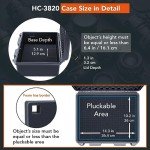 Lykus HC-3820 Waterproof Hard Case with Customizable Foam Insert, Interior Size 14.96x11.02x6.5 in, Suitable for camera, lens, drone, mic, flashlight, projector, electronics, tools, and more