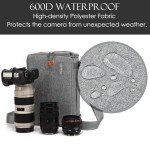 svatin Camera Insert Bag,Shockproof &Pressure-proof Dual Opening Padded Camera Lens Cube Case Backpack,Digital DSLR SLR Mirrorless Cameras Storage,Suitable for mountaineering bags over 20 liters(M)