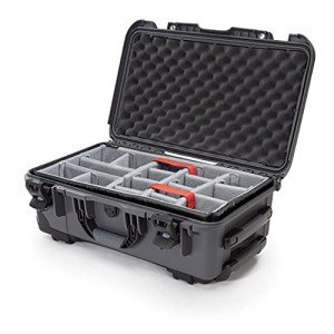 NANUK Wheeled Series 935 Lightweight NK-7 Resin Waterproof Protective Case and Padded Divider - Graphite