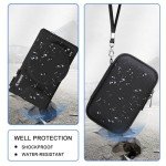 Canboc Case for Canon PowerShot G7X Mark III Digital Camera, 1* Hard Carrying Case + 1* Soft Silicone Cover with Removable Lens Cover, Black (Case Only)