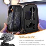 Camera Microphone,Comica CVM-VM10II Professional Video Microphone with Shock Mount, Deadcat,Compact Shotgun Mic Compatible with iPhone,DSLR Camera,Android Smartphones- Perfect for TikTok YouTube Vlog