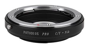 Fotodiox Lens Mount Adapter - Contax/Yashica (C/Y CY) SLR Lens to Nikon Nikkor F Mount Digital Cameras