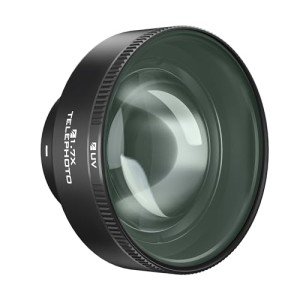 Freewell 1.7X Telephoto Lens Compatible with Freewell Sherpa iPhone/Galaxy Cases & Genius Rig Cage (NOT Compatible with 17MM Lens Slot)
