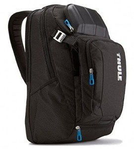 Thule Crossover 32L Backpack - 15inch MacBook Pro / 15.6inch PC/Tablet compatible - Crush proof sunglass/tech pocket - Travel backpack - Carry on sized backpack,Black