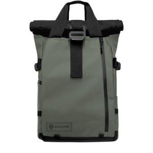 WANDRD PRVKE 21L Backpack: Weather-Resistant Travel & Camera Backpack with Laptop Sleeve, Quick Side Access, Clamshell Opening – Ideal Photography & Travel Bag (Wastach Green)