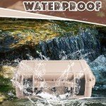 Relaxweex 16.3 x 12.4 x 6.5 Inch Waterproof Hard Case with DIY Customizable Foam Insert Portable Protective Case with Knife for Camera Drones Equipments Tools Test Instruments (Tan)