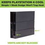 HIDEit Mounts 4 Bundle, Wall Mounts for Original PS4 and Controllers, Steel Mount for PS4 Original and 2 Controller Mounts to Safely Store Your PS4 and PlayStation Controller Near or Behind TV