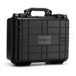 CASOMAN Water-proof Box, with Cush- Proof Sponge, IP67 Water Proof Grade, Large Waterproof Hard Case with Customizable Foam, Perfectly Protection of Camera, Drones, Lens,Equipments, 16"x13.2"x7"