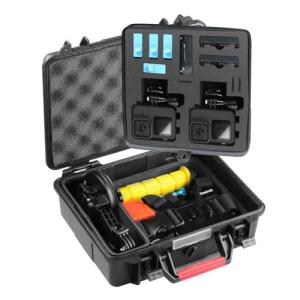 Smatree SmaCase GA500 Floaty/Water-Resist Hard Case Compatible for GoPro 13/12/11/10/9/8/7/6/5/4/3 Plus/3/2018, AKASO Brave 7 LE, DJI Osmo Action, 7.9 Liter Update(Camera and Accessories Not Included)