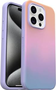 OtterBox iPhone 15 Pro Max (ONLY) Symmetry Series+ Case - Soft Sunset, Snaps to MagSafe, Ultra-Sleek, Raised Edges Protect Camera & Screen - Non-Retail Packaging