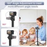 ULANZI MT-79 Extendable Tripod Aluminum, 81" Portable Adjustable Light Stand with 1/4" Screw, 360° Ball Head Camera Phone Tripod for Camera Video Light Smartphone, Lightweight for Travel