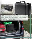 Uxwuy Hard Case with Foam Camera Hard Case Large Waterproof Protective Case Travel Camera Cases Hard Shell Equipment Foam Case for Electronics, 16" L x 11.8" W x 6.5" H