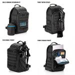 Tenba Axis v2 20L Camera Backpack for DSLR and Mirrorless cameras and lenses plus a 14-inch laptop – Black (637-754)