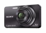 Sony Cyber-Shot DSC-W570 16.1 MP Digital Still Camera with Carl Zeiss Vario-Tessar 5x Wide-Angle Optical Zoom Lens and 2.7-inch LCD (Black) (OLD MODEL)