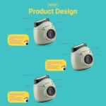 FUJIFILM INSTAX PAL Fuji Digital Camera Lavender Blue + Custom Case & 32gb Memory Card Accessory Bundle