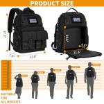Tactical Camera Backpack for DSLR/SLR/Mirrorless Photography Camera, Camera Bag Case Water-resistant Travel Backpack with 15.6" Laptop Compartment Compatible with Canon
