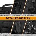 Tactical Camera Backpack for DSLR/SLR/Mirrorless Photography Camera, Camera Bag Case Water-resistant Travel Backpack with 15.6" Laptop Compartment Compatible with Canon