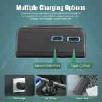 FirstPower NP-FW50 Battery 2-Pack and USB Dual Charger Compatible with Sony A6000 A6300 A6400 A6500 A7 A7II A7RII A7SII A7S A7S2 A7R A7R2 A5100 A5000 RX10 RX10II III Cameras
