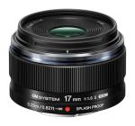 OM SYSTEM M.Zuiko Digital 17 mm F1.8 II Wideangle Lens, Fast Fixed Focal Length for Micro Four Thirds System Cameras (OM System, Olympus OM-D and Pen, Panasonic G-Series), Black