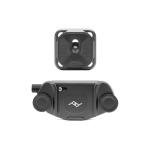 Peak Design Capture Camera Clip V3, Black with Plate, Holds DSLR, Compact and Point and Shoot Bodies, Secure, Stable and Accessible, Attaches to Straps and Belts, Quick Release, 200 lb Capacity