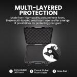 NANUK 910 Hard Case with Customizable Cubed Foam, IP67 Waterproof, Dustproof and Impact Resistant, 14.3” x 11.1” x 4.7”, Rugged Construction for Ultimate Protection, Made in Canada – Black