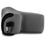 MegaGear MG1824 Ultra Light Neoprene Camera Case Compatible With Nikon Z50 (50-250MM) - Gray, PU Leather