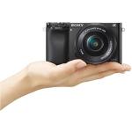 Sony Alpha a6000 Mirrorless Digitial Camera 24.3MP SLR Camera with 3.0-Inch LCD (Black) w/ 16-50mm Power Zoom Lens (Renewed)