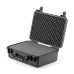 GT Tools Waterproof Hard Case - Crushproof & Dustproof - Foam Protection - Pressure Equalization Valve - Portable Protective Storage Box for Travel, Hunting, Military, Tactical - 19-Inch (Black)