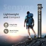 Sensyne 72" Extendable Tripod for iPhone & Selfie Stick with Detachable Phone Holder & Wireless Remote, Compatible with All Cell Phones, Black