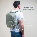 BREVITE - The Jumper - Compact Camera Backpacks for Photographers - A Minimalist & Travel-friendly Photography Backpack Compatible With Both Laptop & DSLR Accessories 18L (Pine Green)