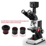 [Full 4K HD 1080P] HDMI USB C-Mount Digital Vabiooth Microscope Camera with Software Calibration Compatible with WIN7/8/10 Mac System, C-Mount 25mm & 30mm 30.5mm Adapter
