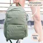 BREVITE - The Jumper - Compact Camera Backpacks for Photographers - A Minimalist & Travel-friendly Photography Backpack Compatible With Both Laptop & DSLR Accessories 18L (Pine Green)