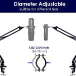 48MP 4K 1080P HDMI USB Digital Camera Electronic Microscope C Mount Lens Ring Stand Spot Light for Phone Repair Soldering Tools(Only Ring Stand)