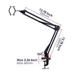 48MP 4K 1080P HDMI USB Digital Camera Electronic Microscope C Mount Lens Ring Stand Spot Light for Phone Repair Soldering Tools(Only Ring Stand)