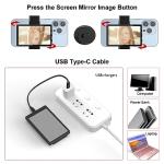 Newmowa Phone Vlog Selfie Monitor Screen, Magnetic Phone Holder Clip Mount, Using Phone Rear Camera for Selfie Vlog Live Stream TikTok, Compatible with iPhone (Support 4K 30fps Wired Recording)
