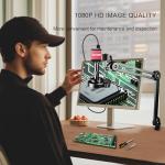 NICE-POWER Digital Microscope Camera, 13MP 1080P HDMI VGA Industrial Video Microscope, 150X Zoom C-Mount Lens, Foldable Stand, LED Ring Light, Soldering Microscopes for Electronics Repair
