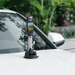 Suptig Universal Car Mount, Suction Cup Mount for Smartphones, GoPro, Action Cameras, DSLR, Windshield, Dashboard, Black